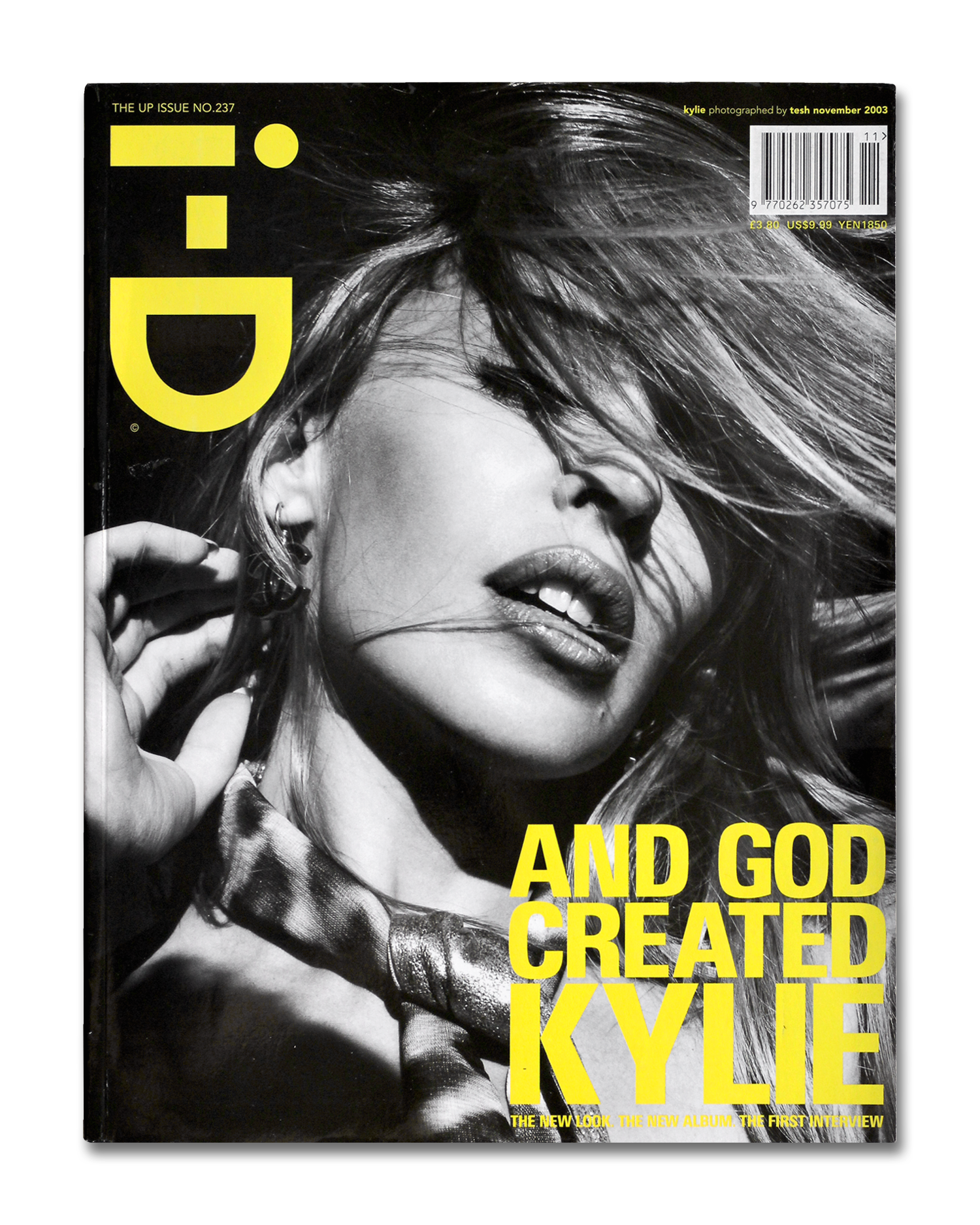 i-D No. 237, November 2003<br>Kylie Minogue by Tesh