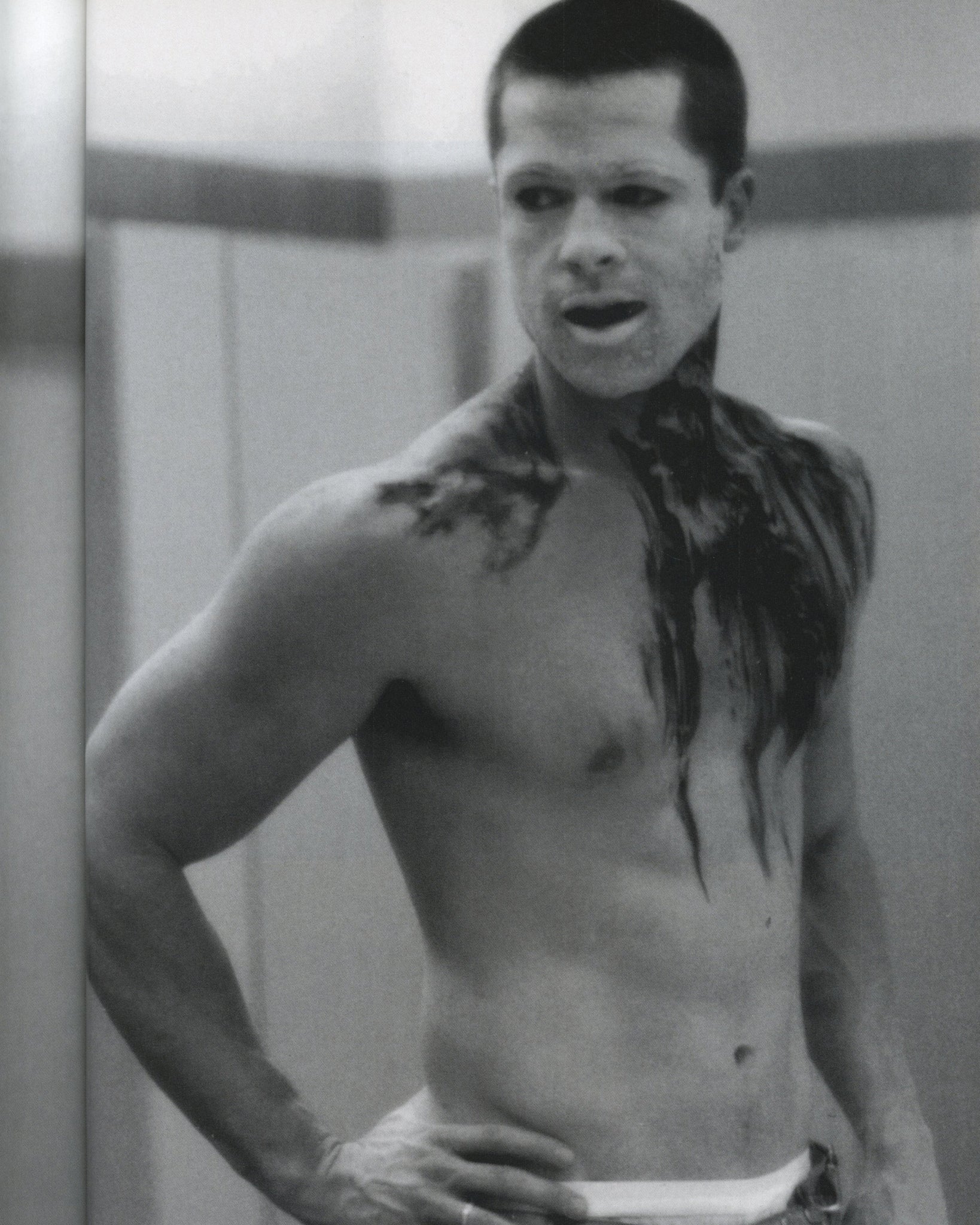 L'Uomo Vogue, May/June 2004<BR>Brad Pitt by Steven Klein