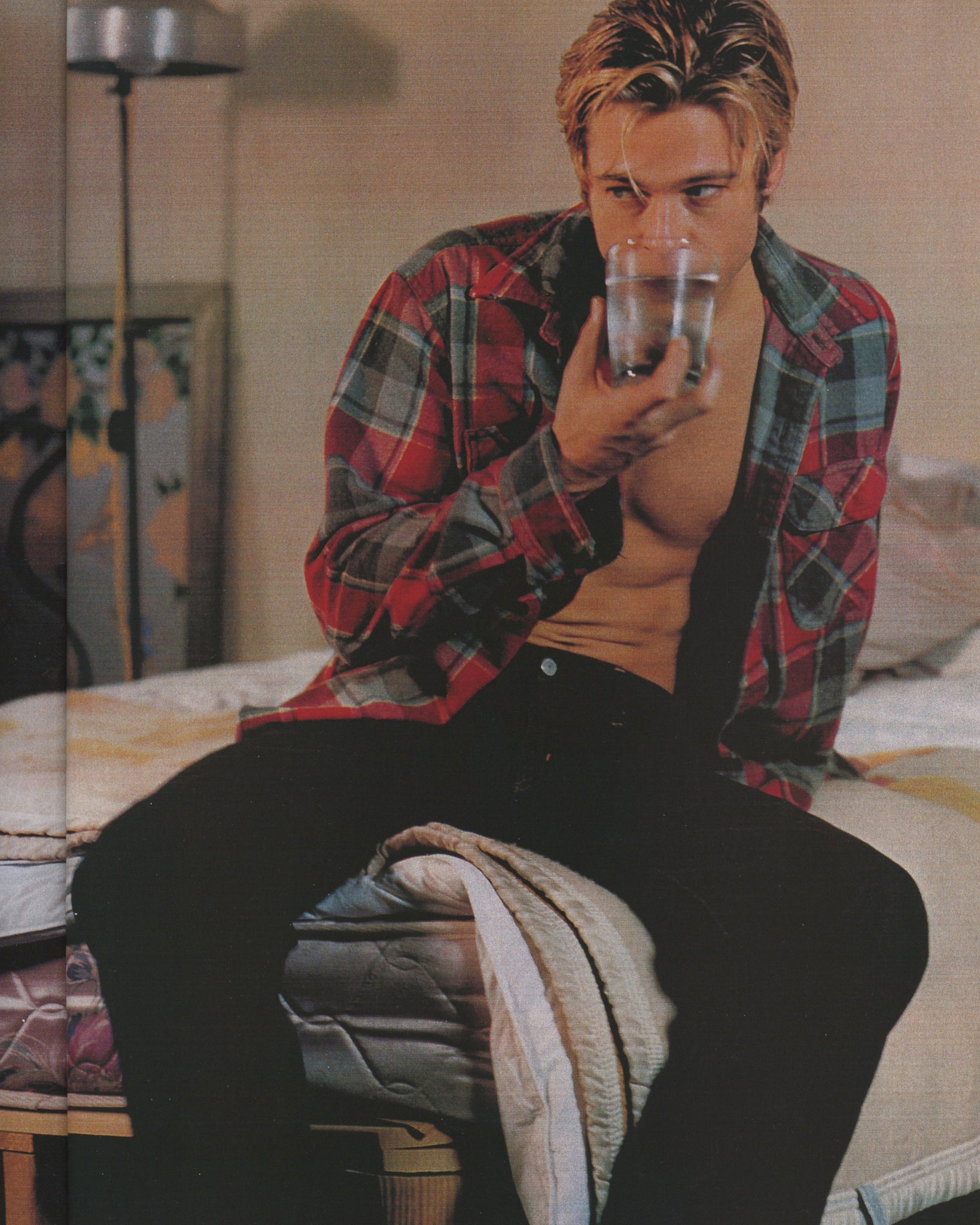 L'Uomo Vogue, May/June 2004<BR>Brad Pitt by Steven Klein