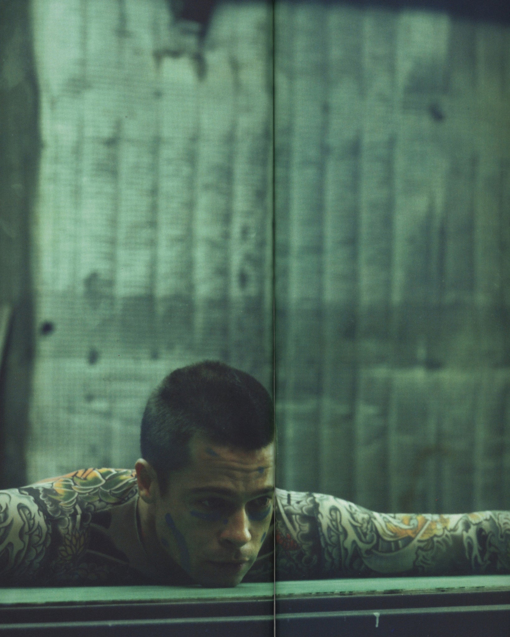 L'Uomo Vogue, May/June 2004<BR>Brad Pitt by Steven Klein