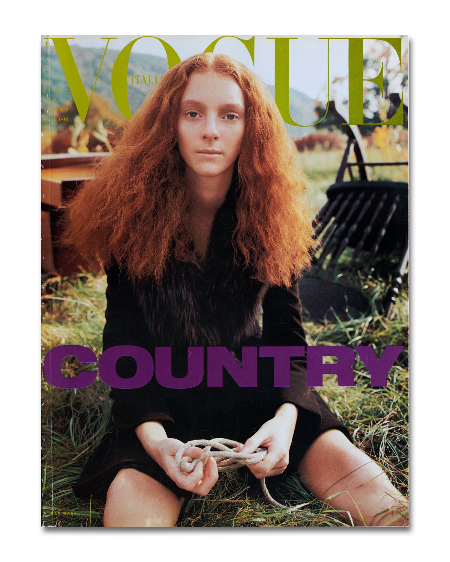 Vogue Italia, November 1997<BR>In Country by Steven Meisel