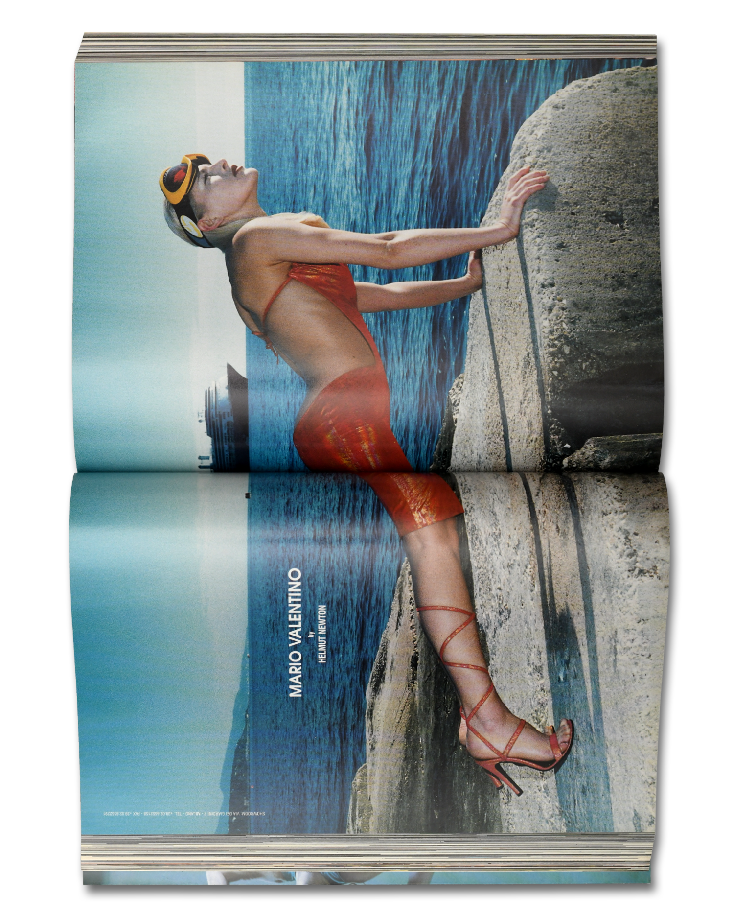 Vogue Italia, March 1999<BR>Floating by Steven Meisel