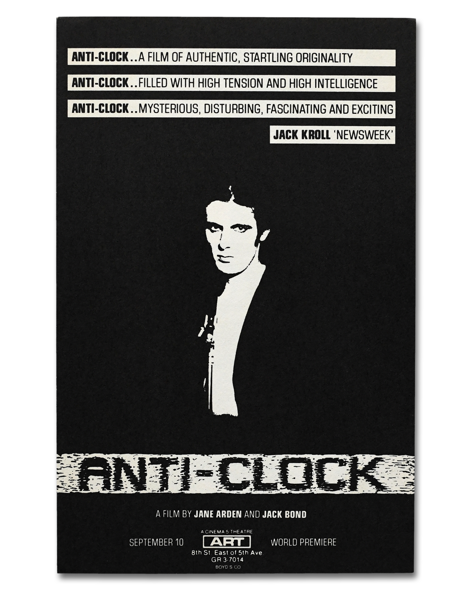 Anti-Clock<br>Premiere Film Pamphlet [1979]