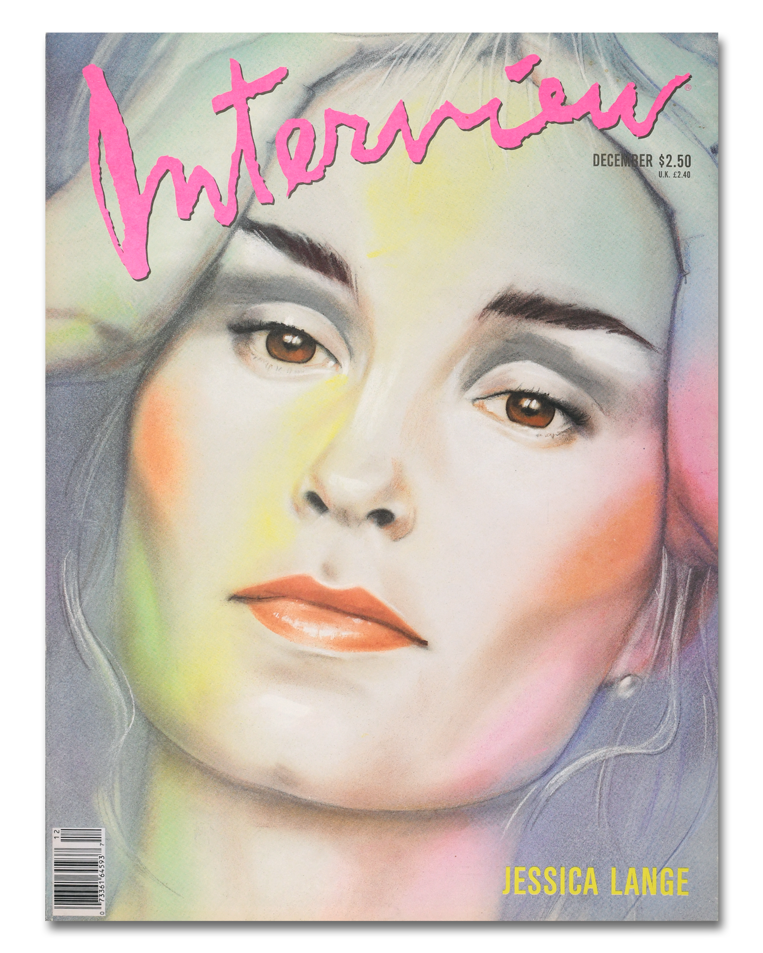 Interview Magazine, December 1989<br>Jessica Lange