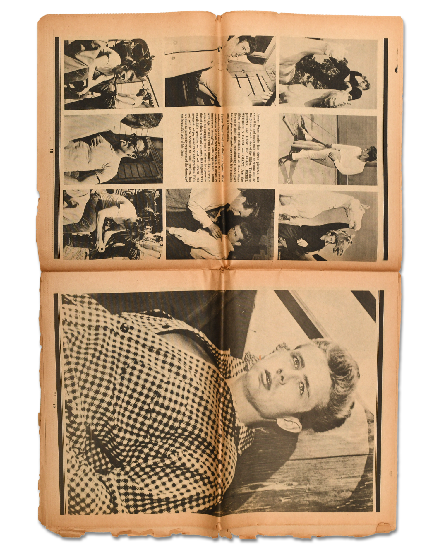 Interview Magazine, March 1972<br>James Dean