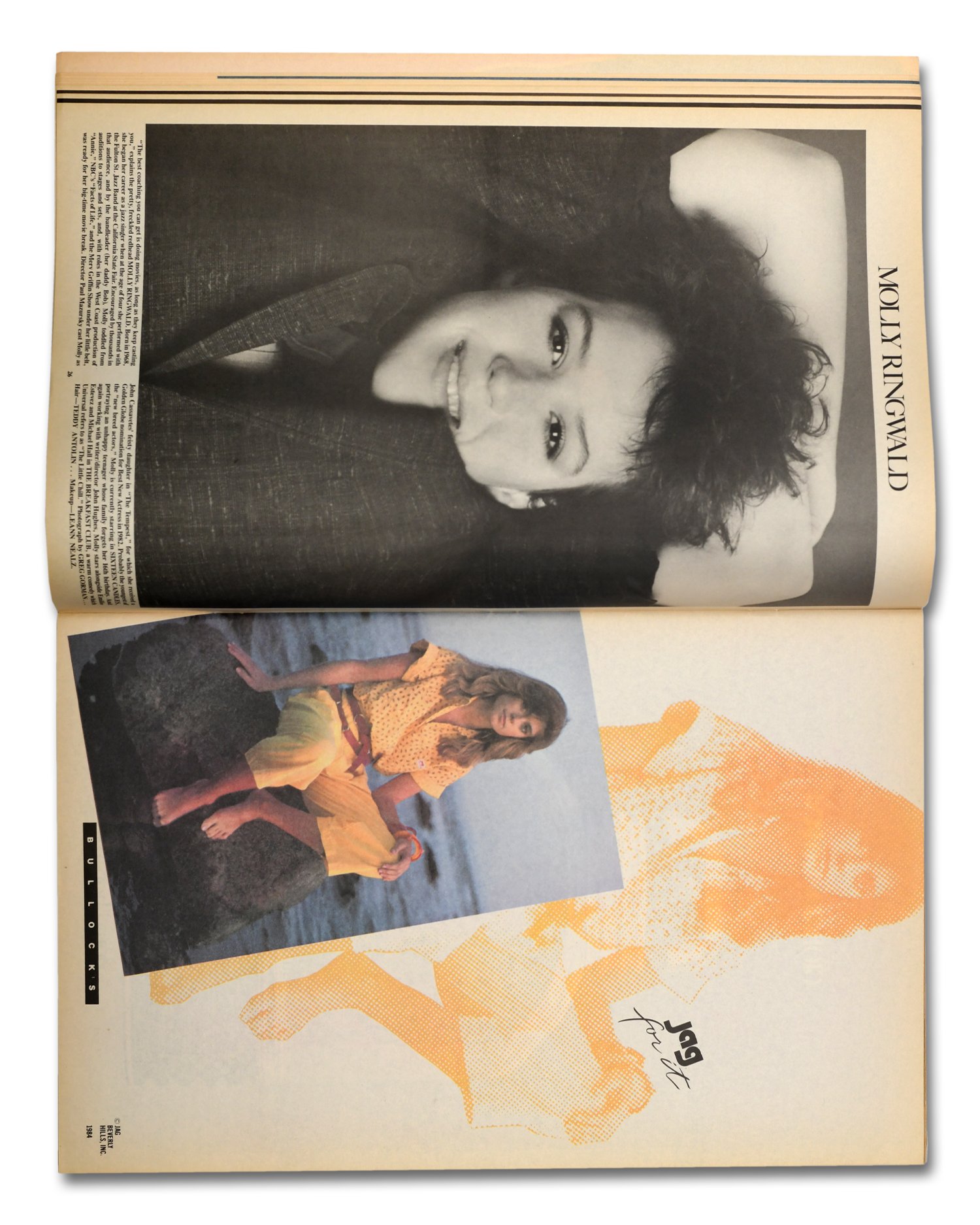 Interview Magazine, May 1984<br>Rob Lowe