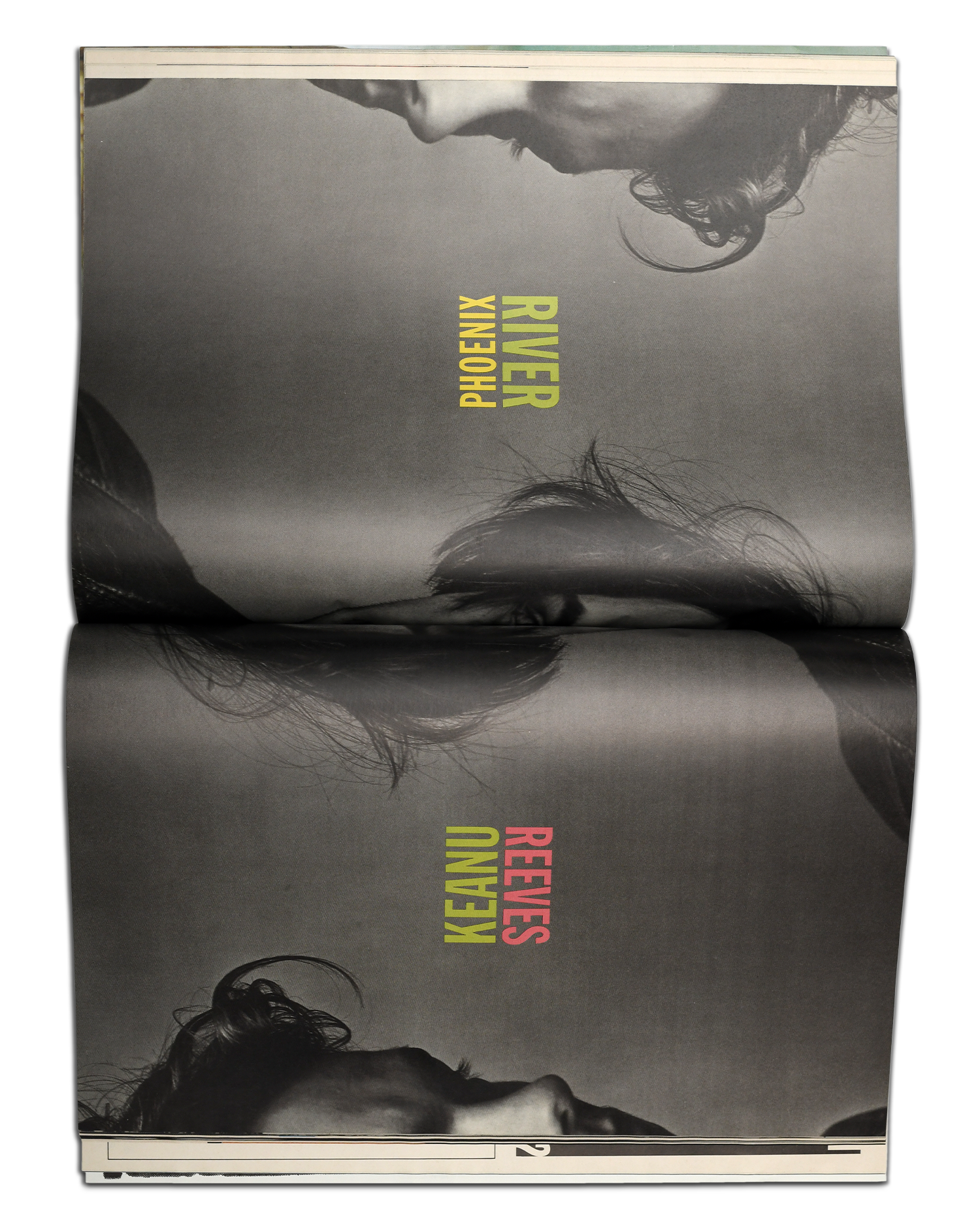 Interview Magazine, November 1991<br>Keanu Reeves & River Phoenix
