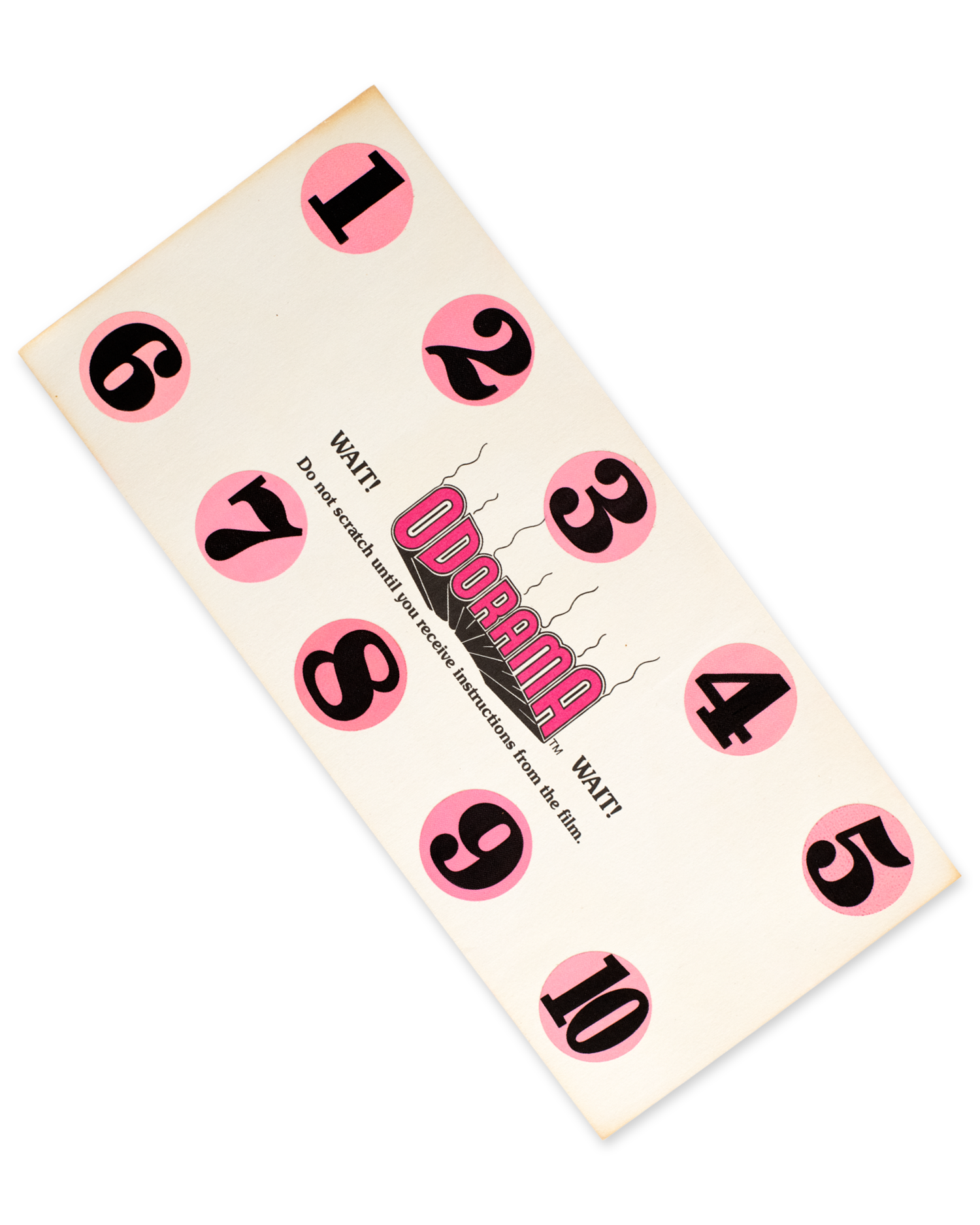 John Waters' Polyester<BR>Odorama Scratch & Sniff Card [1981]