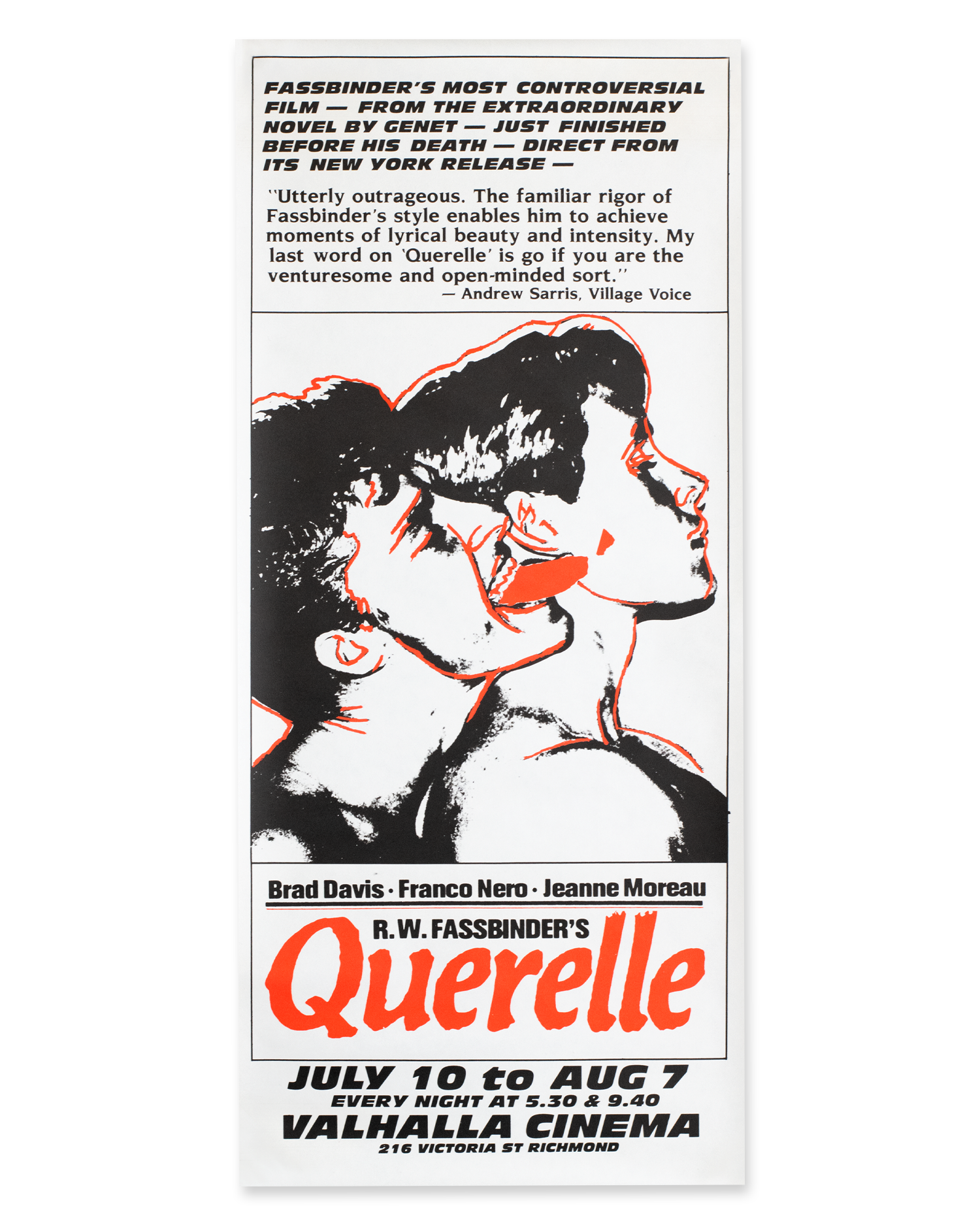 Querelle<BR>Rainer Werner Fassbinder<BR>Australian Poster [1984]