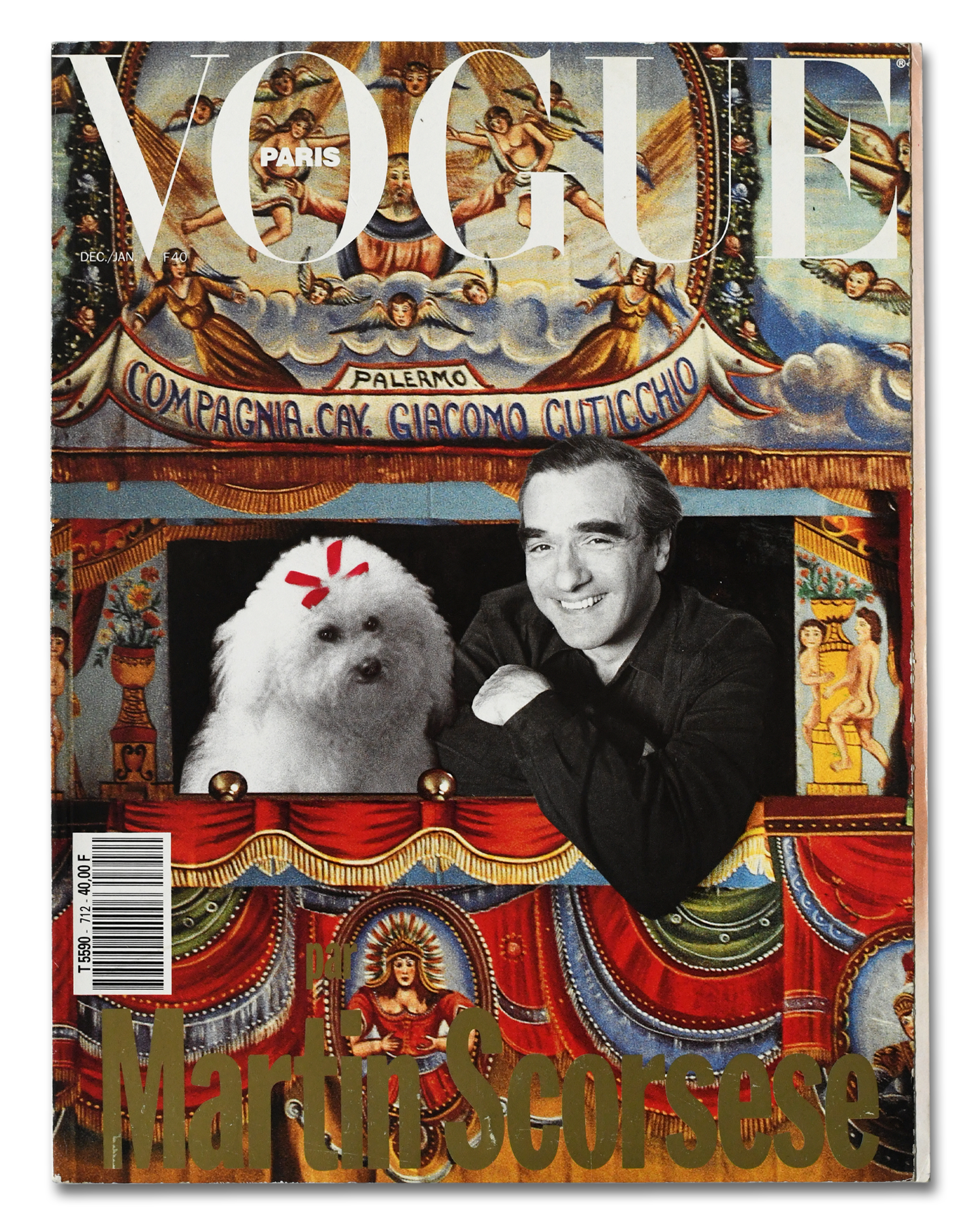 Vogue Paris, December 1990<br>Martin Scorsese